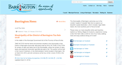 Desktop Screenshot of barringtonmunicipality.com