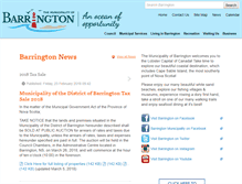 Tablet Screenshot of barringtonmunicipality.com